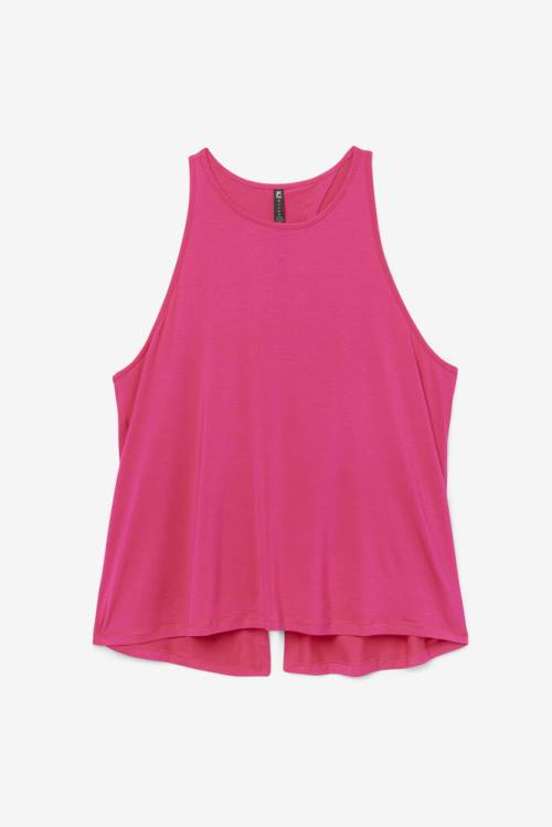 Top Deportivo Fila Fi-lux Open Back Tank Mujer Rosas Claro | Fila812DH