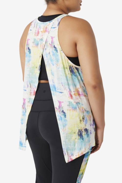 Top Deportivo Fila Fi-lux Open Back Tank Mujer Multicolor | Fila865LF