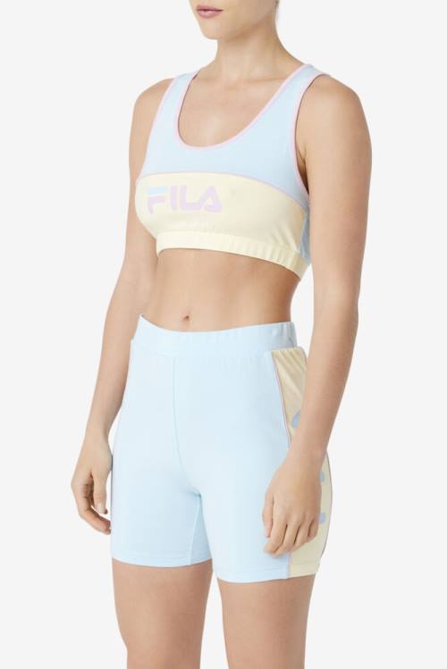 Top Deportivo Fila Kairi Bra Mujer Azules | Fila375AK