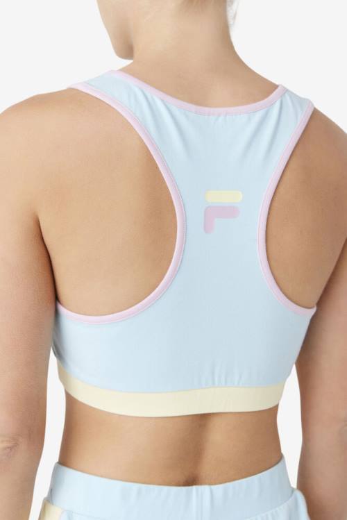 Top Deportivo Fila Kairi Bra Mujer Azules | Fila375AK