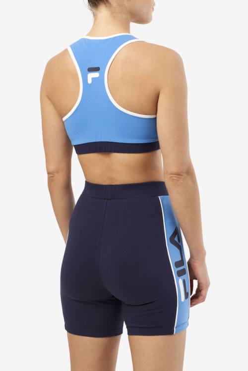 Top Deportivo Fila Kairi Bra Mujer Azules | Fila637MW