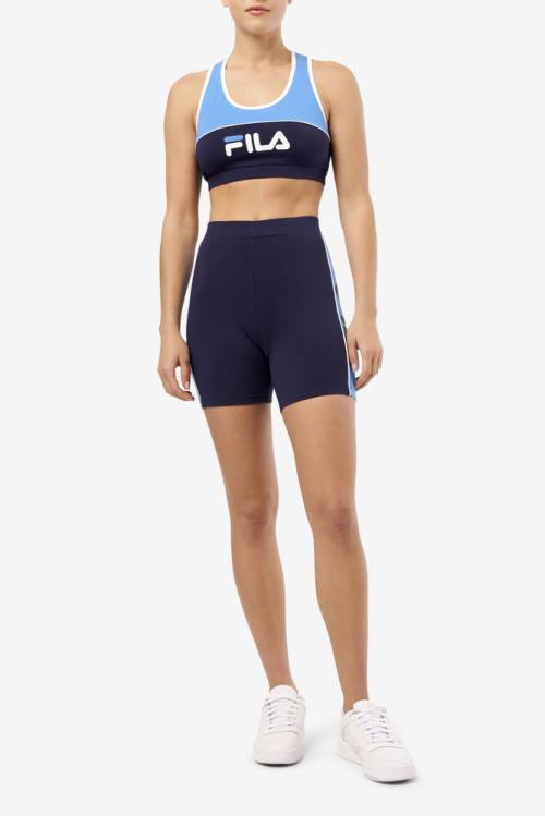 Top Deportivo Fila Kairi Bra Mujer Azules | Fila637MW