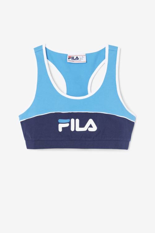 Top Deportivo Fila Kairi Bra Mujer Azules | Fila637MW