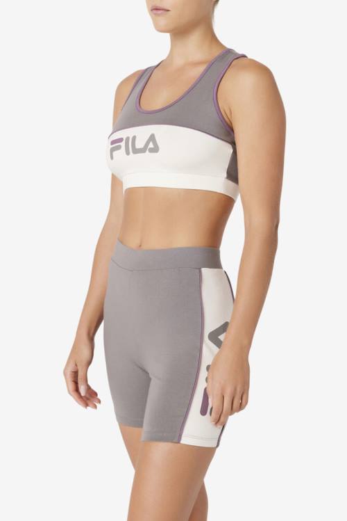 Top Deportivo Fila Kairi Bra Mujer Gris | Fila653KD