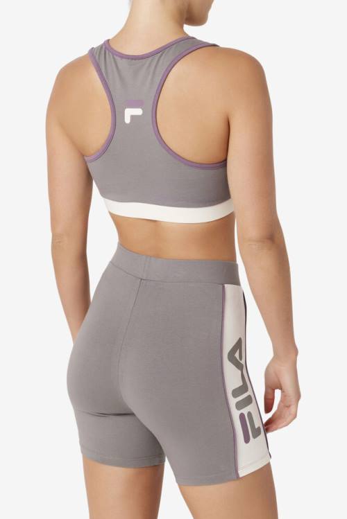 Top Deportivo Fila Kairi Bra Mujer Gris | Fila653KD