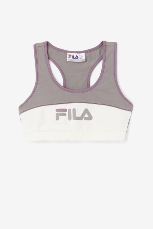 Top Deportivo Fila Kairi Bra Mujer Gris | Fila653KD