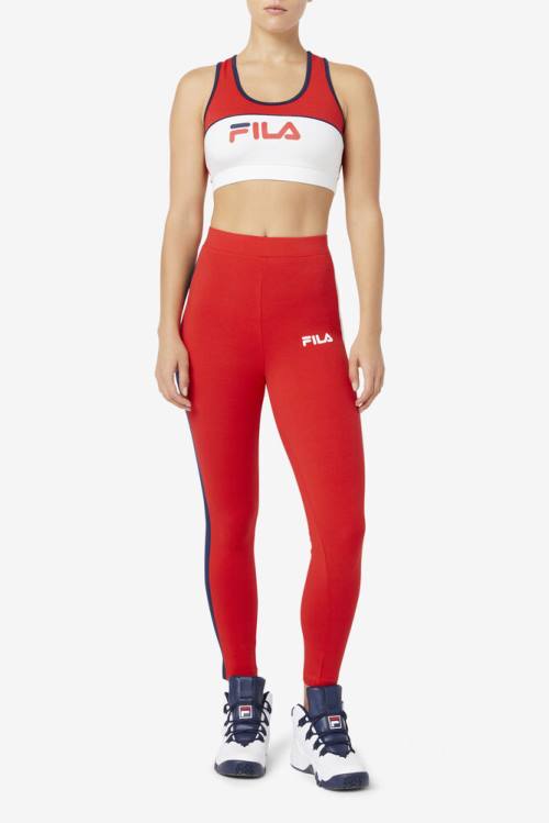 Top Deportivo Fila Kairi Bra Mujer Rojas | Fila087CW