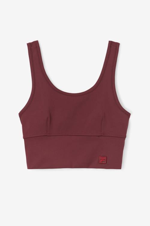 Top Deportivo Fila Kora Bra Mujer Marrones | Fila041YR