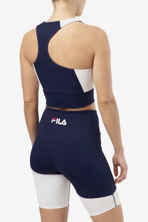 Top Deportivo Fila Millie Tank Mujer Azul Marino | Fila194QO