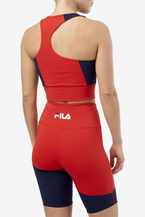 Top Deportivo Fila Millie Tank Mujer Rojas | Fila859RX