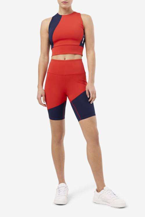 Top Deportivo Fila Millie Tank Mujer Rojas | Fila859RX