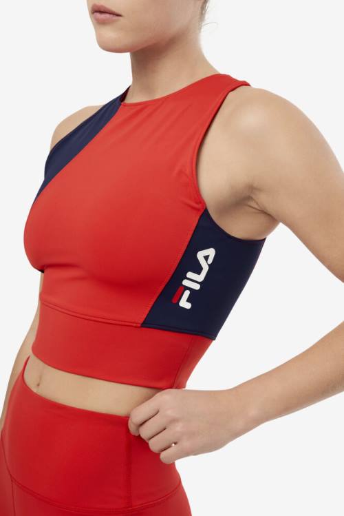 Top Deportivo Fila Millie Tank Mujer Rojas | Fila859RX