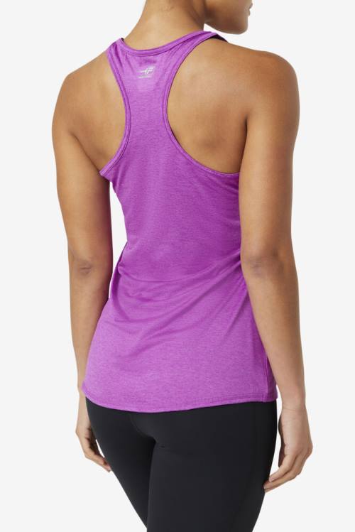 Top Deportivo Fila Pickleball Racerback Tank Mujer Moradas Verde | Fila048YF