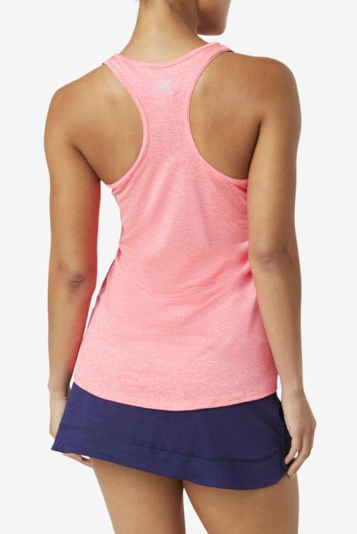 Top Deportivo Fila Pickleball Racerback Tank Mujer Rosas | Fila063WF