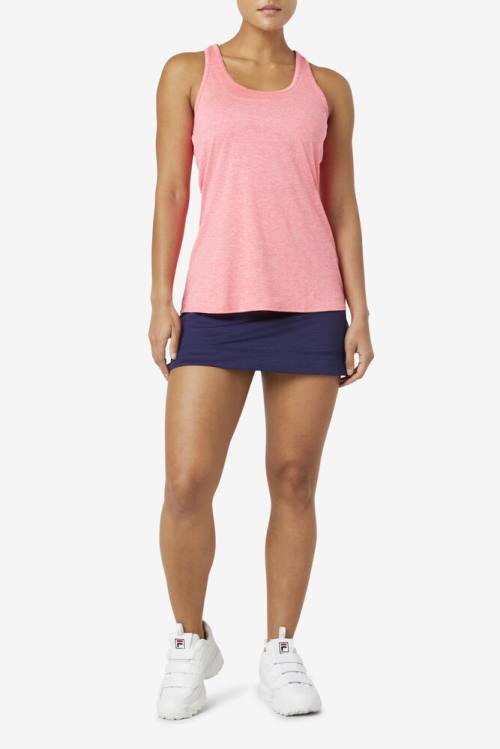 Top Deportivo Fila Pickleball Racerback Tank Mujer Rosas | Fila063WF