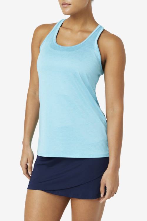 Top Deportivo Fila Pickleball Racerback Tank Mujer Azules Claro | Fila365KD