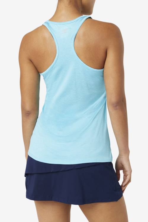 Top Deportivo Fila Pickleball Racerback Tank Mujer Azules Claro | Fila365KD