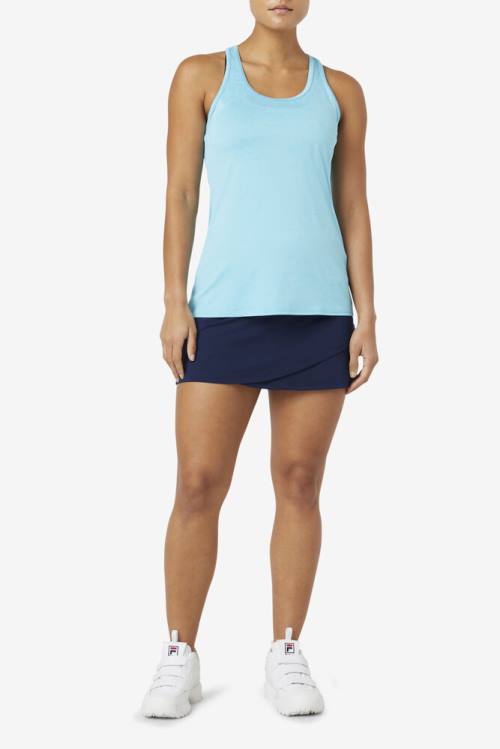 Top Deportivo Fila Pickleball Racerback Tank Mujer Azules Claro | Fila365KD