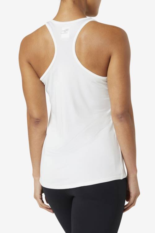 Top Deportivo Fila Pickleball Racerback Tank Mujer Blancas | Fila369IN