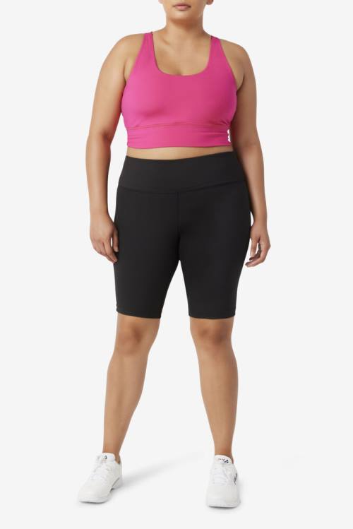 Top Deportivo Fila Uplift Cross Back Bra Mujer Rosas Claro | Fila835LI