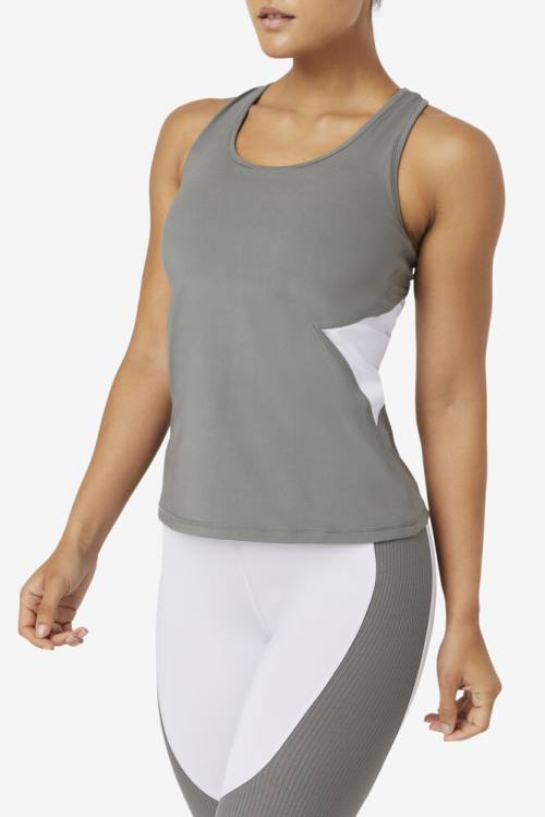 Top Deportivo Fila Uplift Open Racerback Tank Mujer Lavanda Azules | Fila501OY