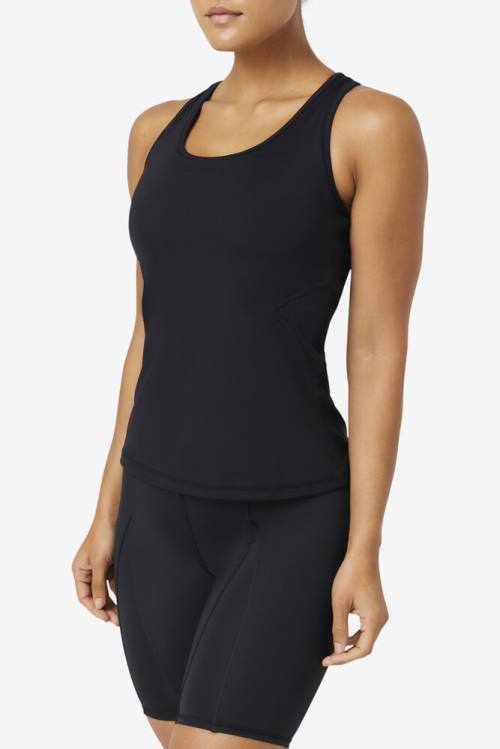 Top Deportivo Fila Uplift Open Racerback Tank Mujer Negras | Fila751FQ