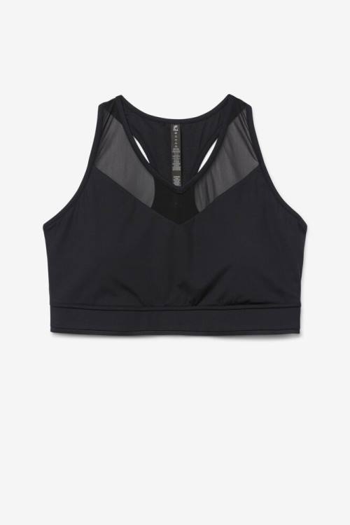 Top Deportivo Fila Uplift Racerback Bra Mujer Negras | Fila408LN