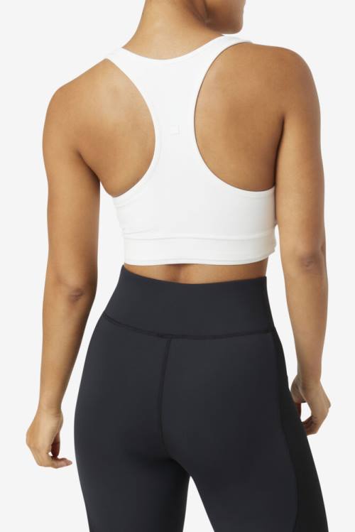 Top Deportivo Fila Uplift Racerback Bra Mujer Blancas | Fila861VL