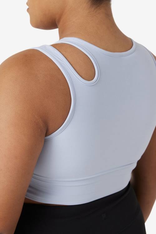 Top Deportivo Fila Uplift Slice Crop Bra Mujer Azules | Fila217RN