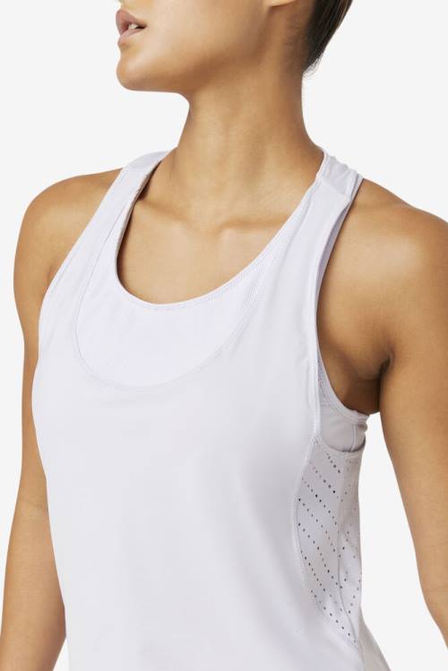 Top Deportivo Fila Uplift Textured Racerback Tank Mujer Lavanda Azules | Fila524XP