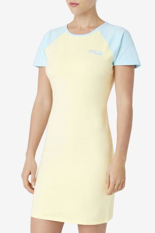 Vestido Fila Kyra Mujer Amarillo | Fila906UE