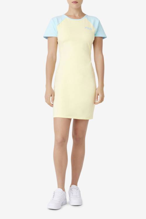 Vestido Fila Kyra Mujer Amarillo | Fila906UE