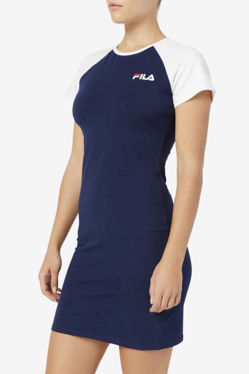 Vestido Fila Kyra Mujer Azul Marino | Fila732RZ