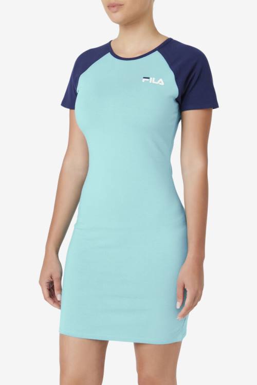 Vestido Fila Kyra Mujer Azules Claro Azul Marino | Fila380BZ