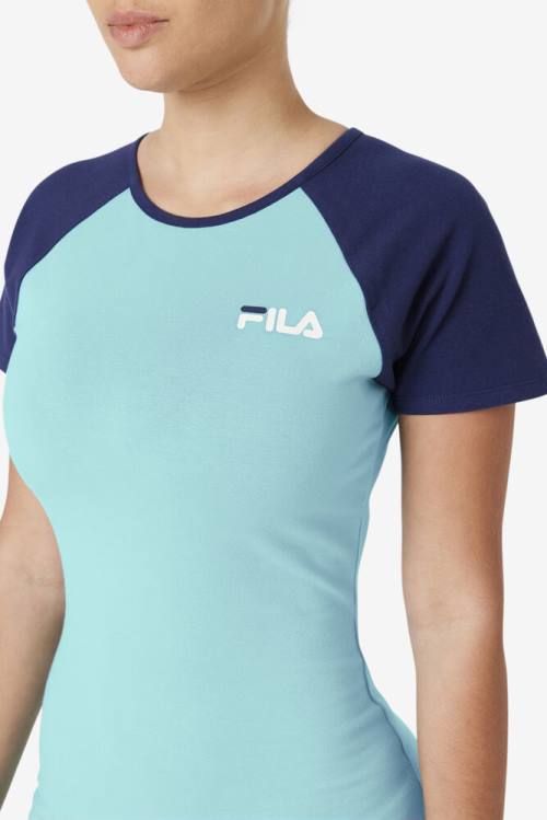 Vestido Fila Kyra Mujer Azules Claro Azul Marino | Fila380BZ