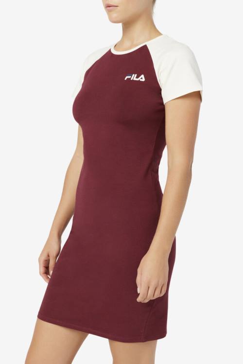 Vestido Fila Kyra Mujer Burdeos | Fila321NF