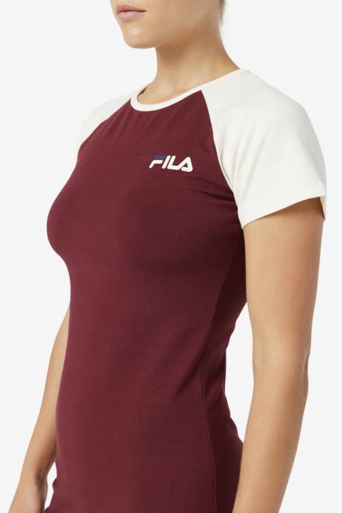 Vestido Fila Kyra Mujer Burdeos | Fila321NF