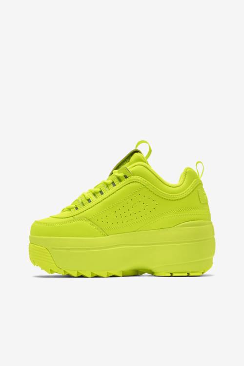 Wedge Zapatillas Fila Disruptor 2 Mujer Amarillo | Fila061NV