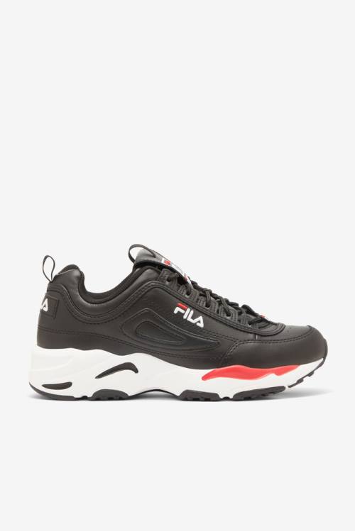 X Zapatillas Fila Disruptor 2 Hombre Negras Blancas Rojas | Fila087CV