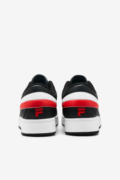 Zapatillas Fila A-low Hombre Negras Rojas Blancas | Fila769ZG