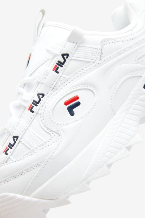 Zapatillas Fila D-formation Hombre Blancas Azul Marino Rojas | Fila872HA