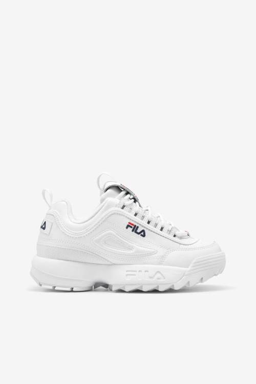 Zapatillas Fila Disruptor 2 Hombre Blancas Azul Marino Rojas | Fila703SH