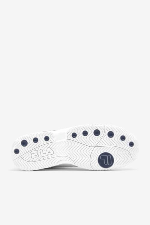 Zapatillas Fila Double Bounce Hombre Blancas Azul Marino Rojas | Fila382US