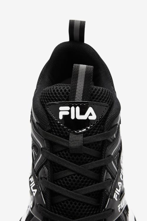 Zapatillas Fila Electrove 2 Mujer Negras Blancas | Fila693ZL