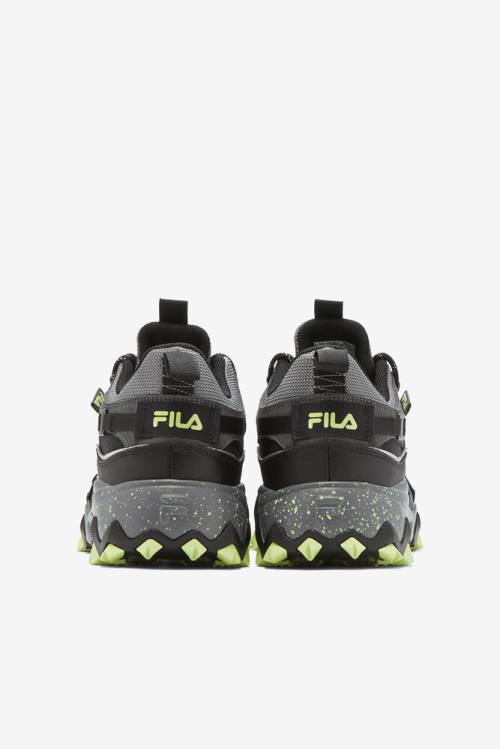 Zapatillas Fila Excursion Hombre Negras Verde Claro | Fila795WO