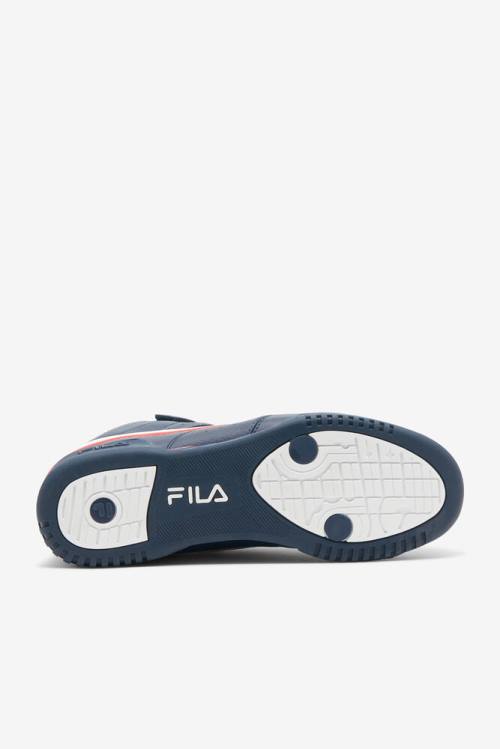 Zapatillas Fila F-13 Hombre Azul Marino Blancas Rojas | Fila408MC