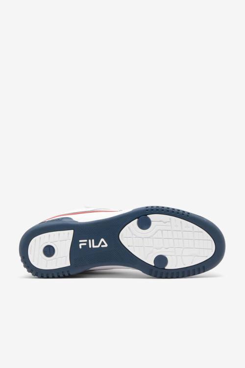 Zapatillas Fila F-13 Hombre Blancas Azul Marino Rojas | Fila056RC