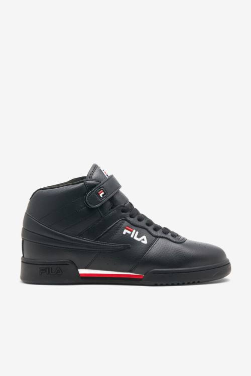 Zapatillas Fila F-13 Hombre Negras Blancas Rojas | Fila532RQ