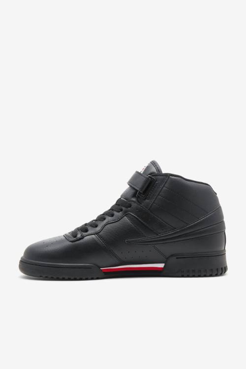 Zapatillas Fila F-13 Hombre Negras Blancas Rojas | Fila532RQ