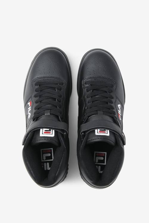 Zapatillas Fila F-13 Hombre Negras Blancas Rojas | Fila532RQ